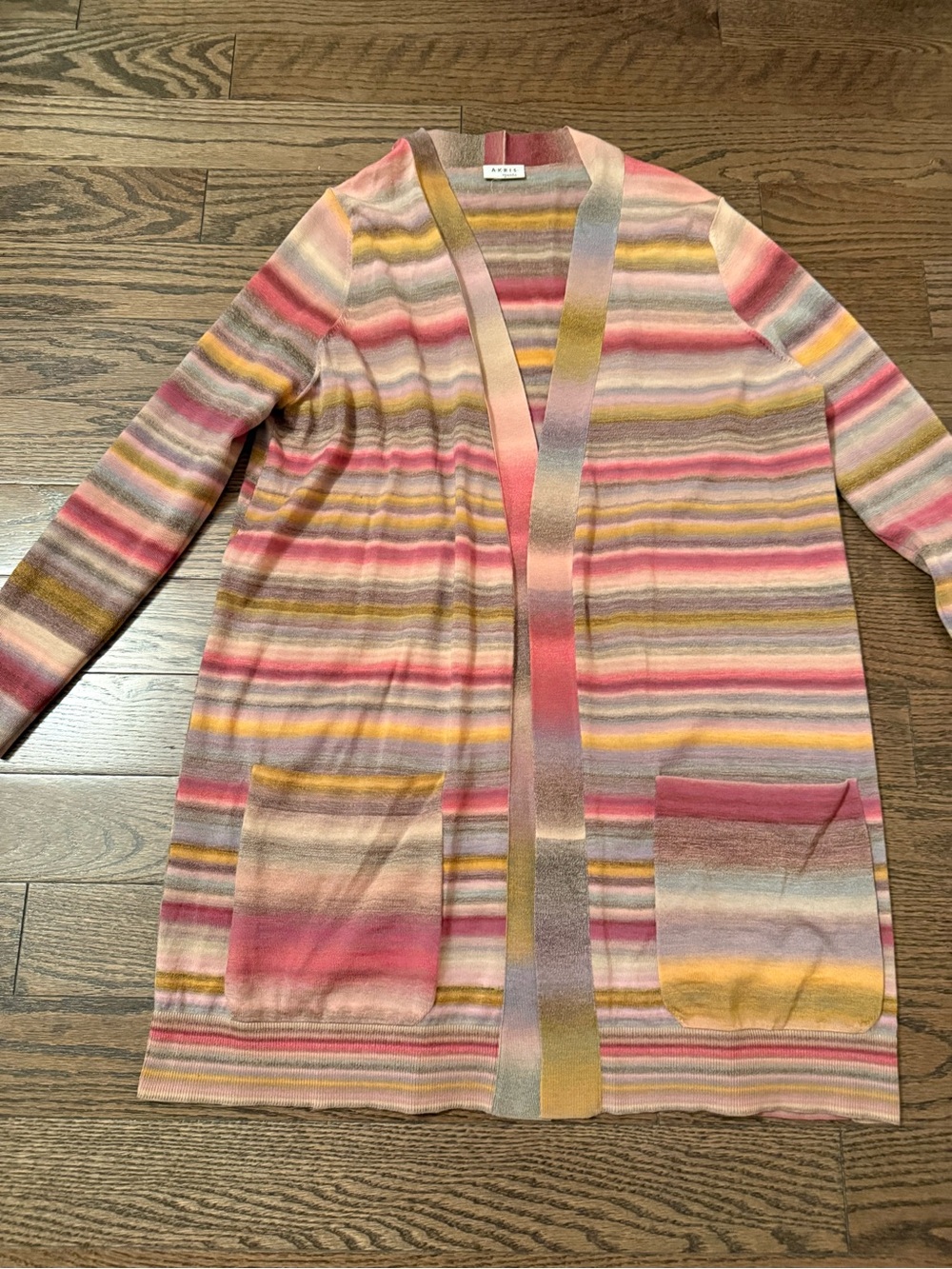 Women’s Akris Punto Open-Front Wool Cardigan, size 14